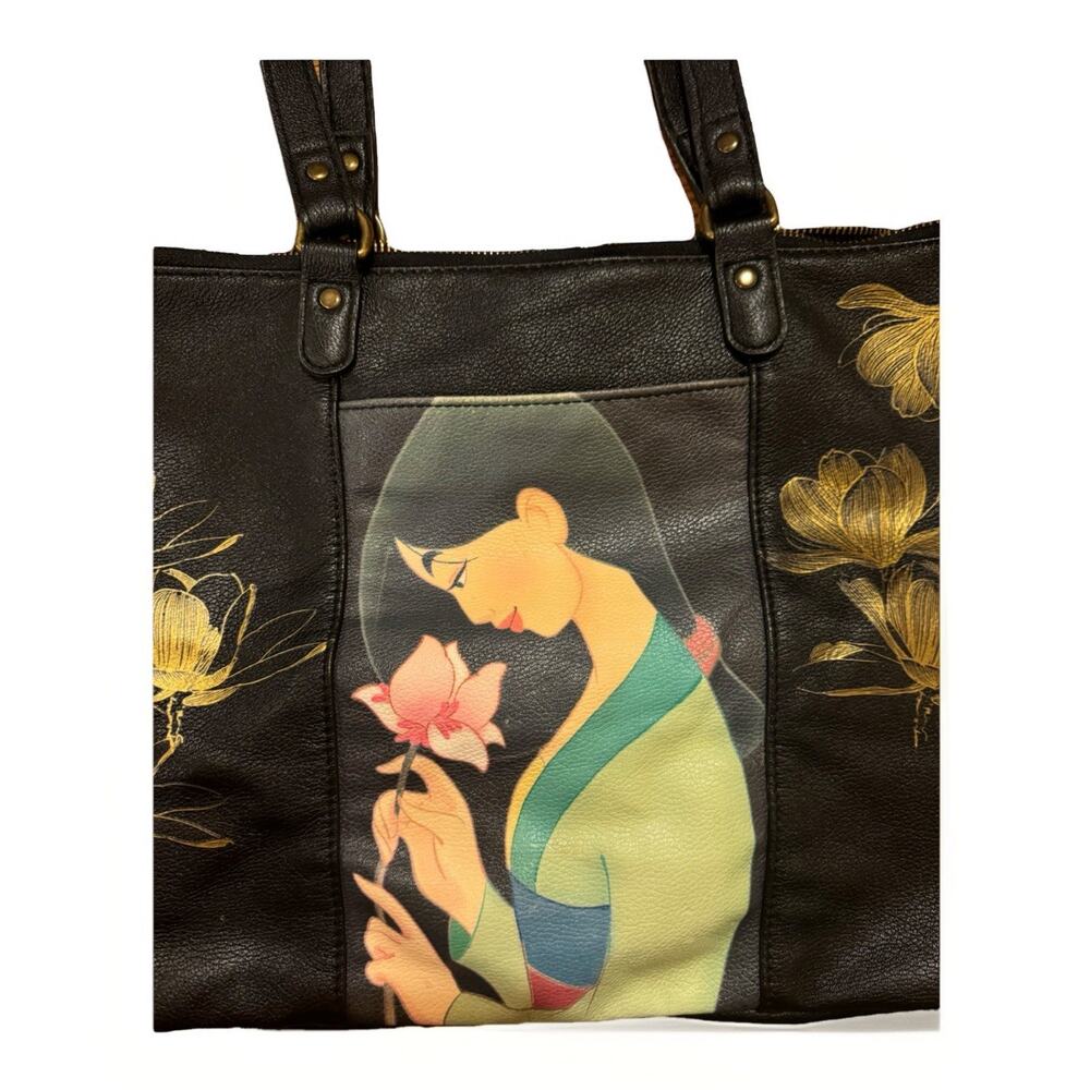 Disney Store Princess Mulan 20th Anniversary Purse Bag Whimsigoth Fairy Lotus - Picture 3 of 4